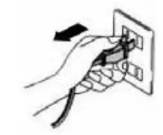 Hisense HHO60PABL Cooker Hood - Before installation, turn the unit off and unplug it from the outlet