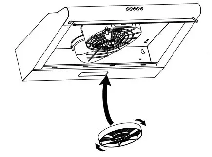 Hisense HHO60PABL Cooker Hood - In order to install the activated carbon filter