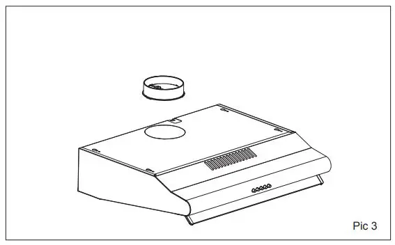Hisense HHO60PABL Cooker Hood - pic 3