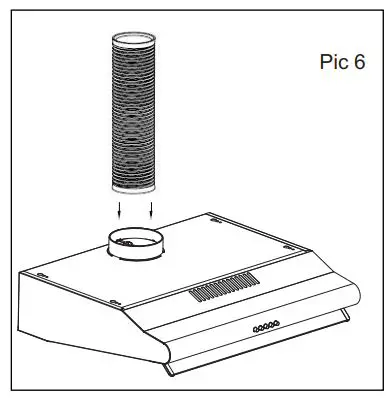 Hisense HHO60PABL Cooker Hood - pic 6