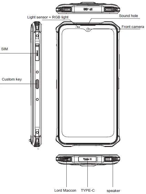 QUKITEL WP13 WP Series 5G Rugged Phone 1