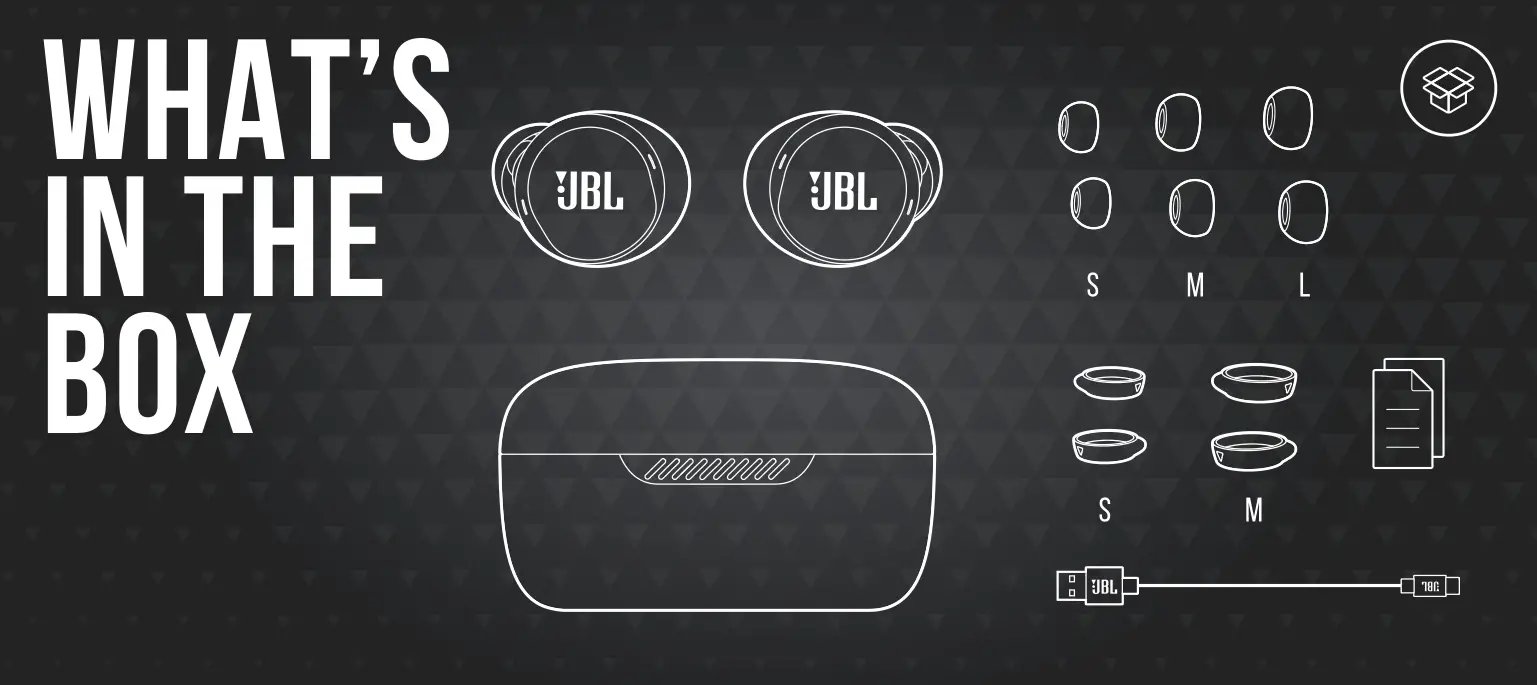 JBL LIVE FREE NC TWS Box Content