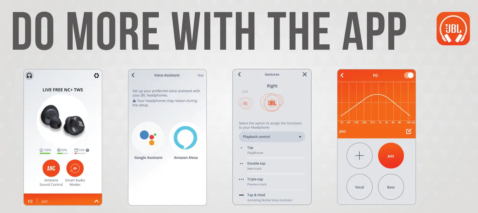 JBL LIVE FREE NC TWS DO MORE WITH THE APP