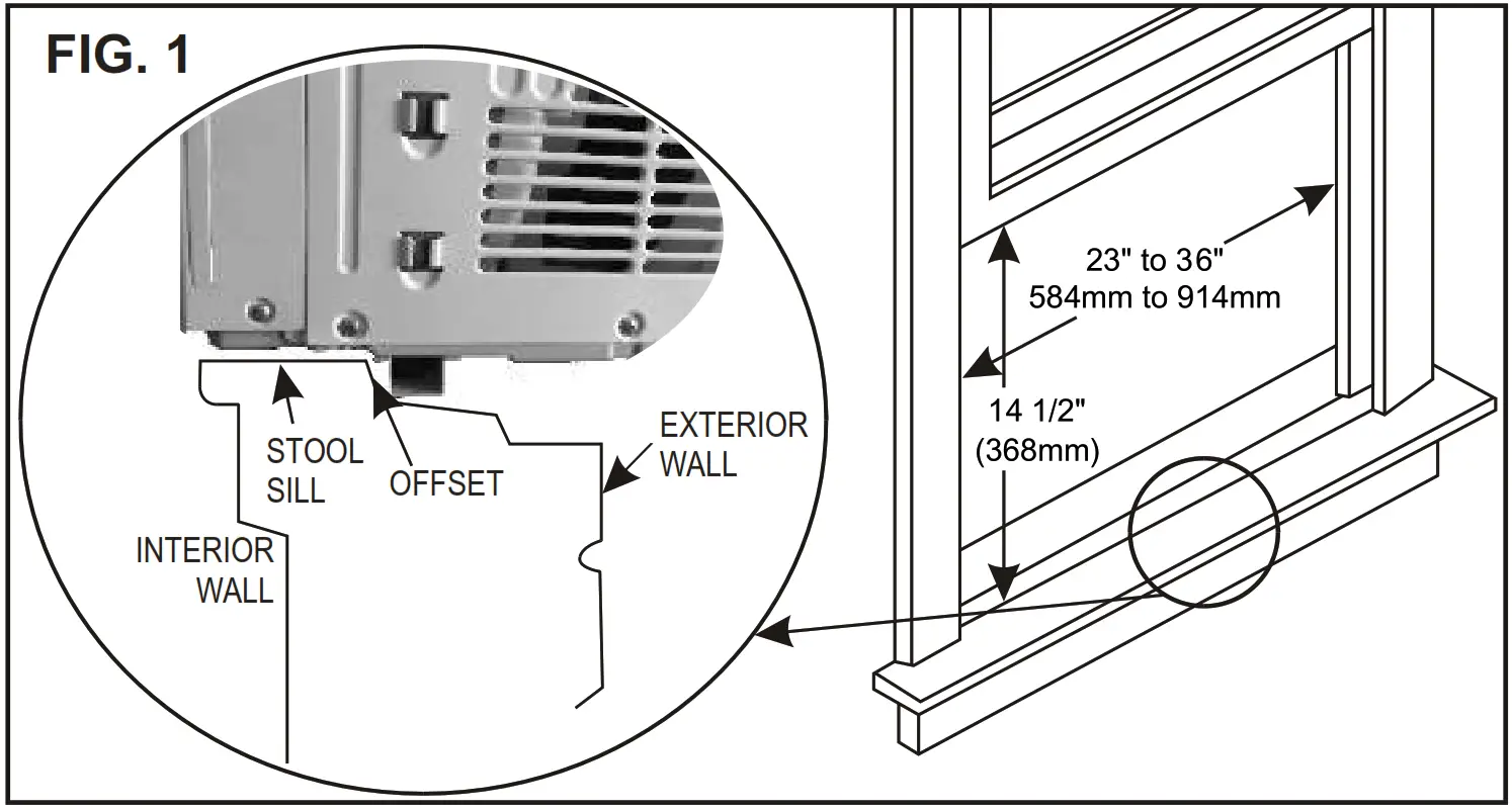 DELLA Electronic Window Air Conditioner- Fig- 1