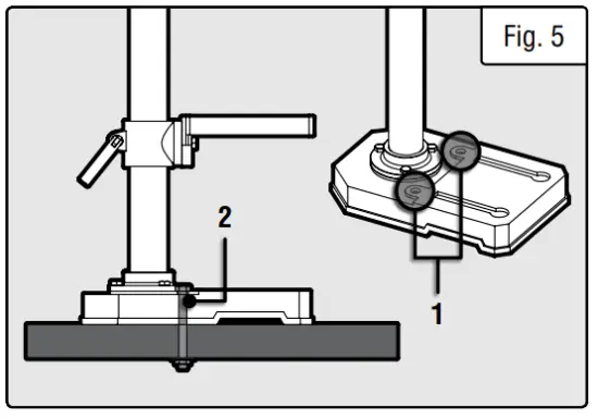 MOUNTING THE DRILL PRESS