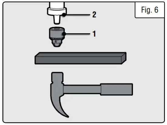 INSTALLING THE CHUCK