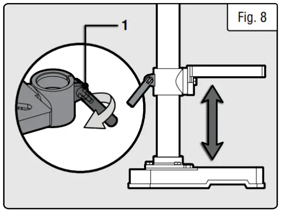 RAISING AND LOWERING THE TABLE