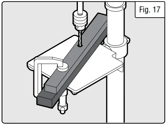 POSITIONING THE TABLE AND WORKPIECE