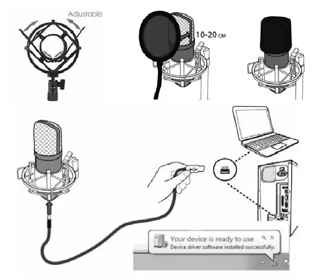 SOMOGYI ELEKTRONIC M 100USB USB Microphone Set fig 2