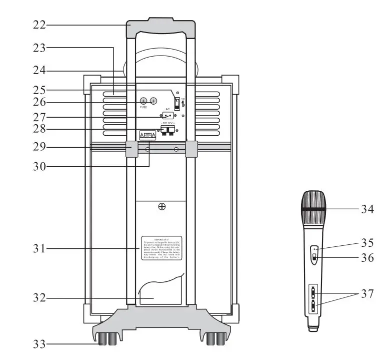 PYLE-PWMA230BT-Wireless-Portable-PA-System-2