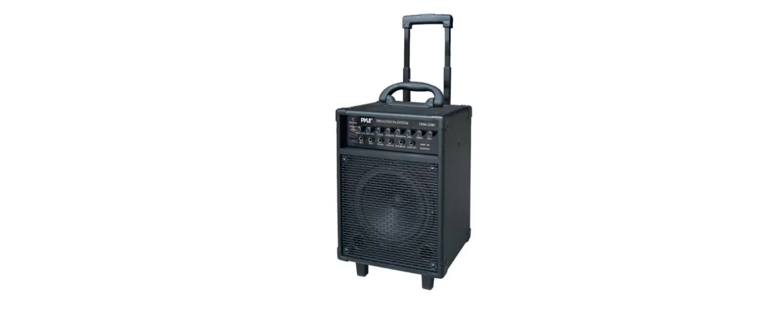 Pyle Pwma230bt Wireless Portable Pa System User Manual