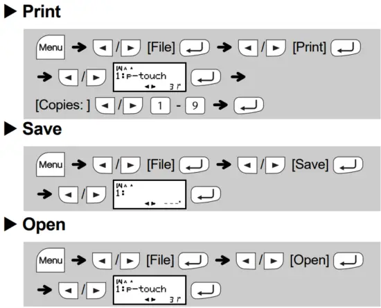 brother PT H103W P Touch Electronic Labeling System - fig 17
