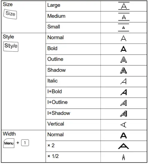 brother PT H103W P Touch Electronic Labeling System - fig 21