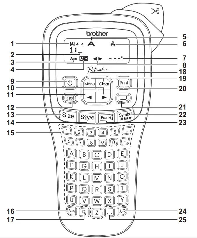 brother PT H103W P Touch Electronic Labeling System - fig 4