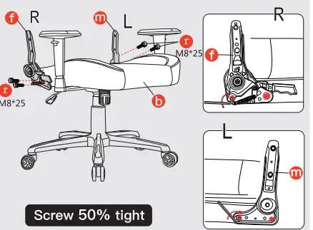GTPLAYER EU-GT505-KD Gaming Chair 6