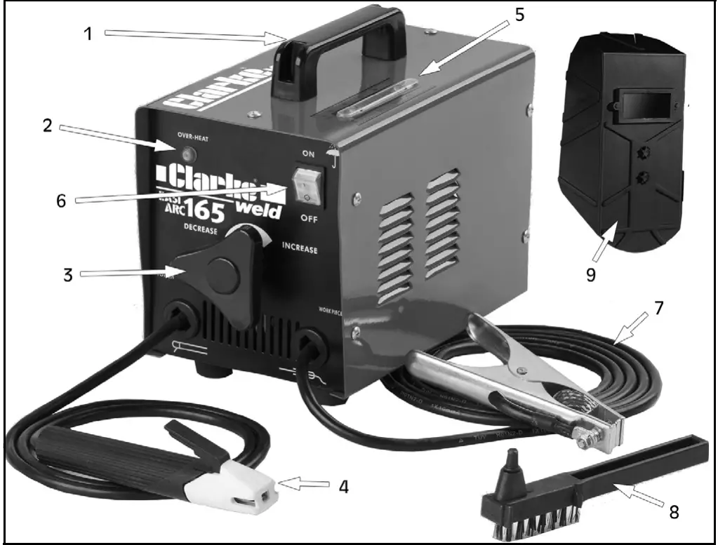 Clarke-EASIARC-165-160-Amp-ARC-Welder-3