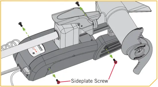 MINN KOTA 1358763 CoPilot for Freshwater Trolling Motor - Sideplate Screw