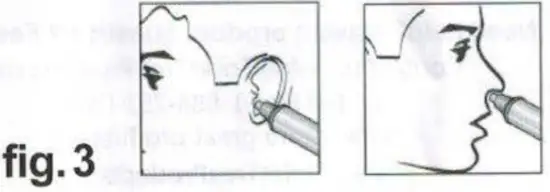 TOILETTREE 8000702 Water Resistant Nose and Ear Hair Trimmer with LED Light - Fig 2