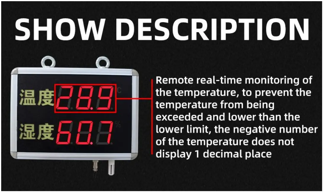 KLHA KD82B01 Large Screen Led Display Temperature and Humidity Billboard - FIG 5