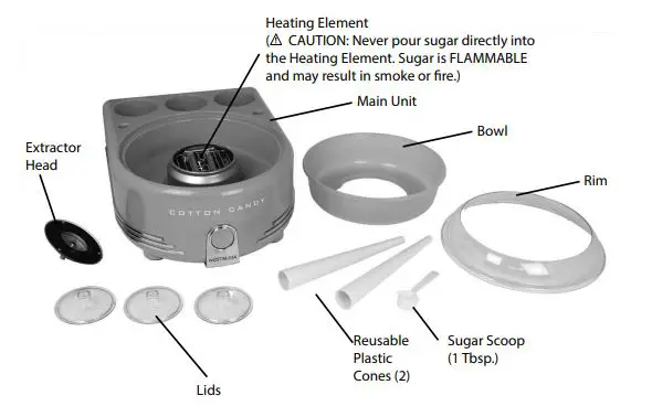 NOSTALGIA-COT5PK-Hard-Candy-Cotton-Candy-Station-fig-1