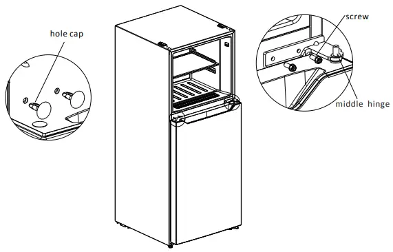 Midea MDRT437MTF02AP Top Freezer Refrigerator-fig9
