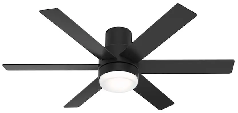 Hunter 51275 52 Inch Marshal Ceiling Fan with LED light