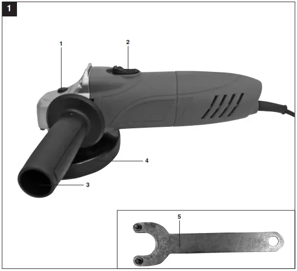 Einhell-BT-AG-500-Angle-grinder-FIG-1