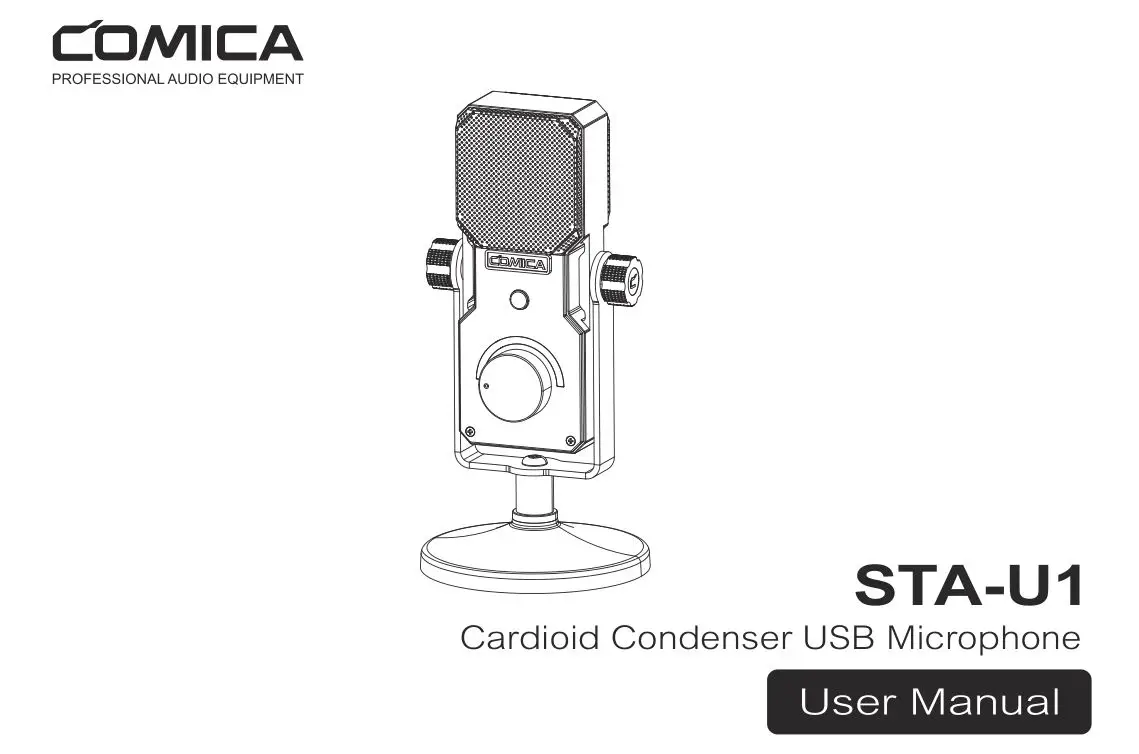 COMICA STA-U1 Cardioid Condenser USB Microphone User Manual