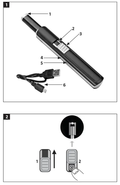 JULA 006405 USB Lighter - FIG