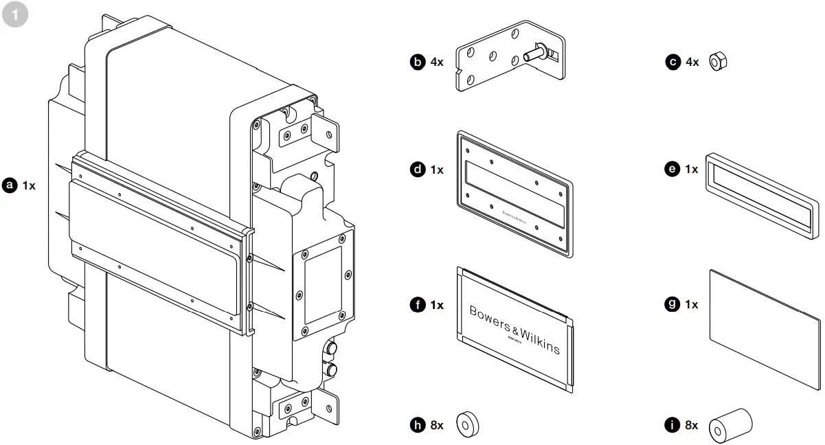 Bowers Wilkins ISW-6 Wall Subwoofer 1