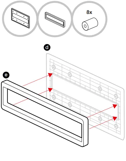 Bowers Wilkins ISW-6 Wall Subwoofer 5c