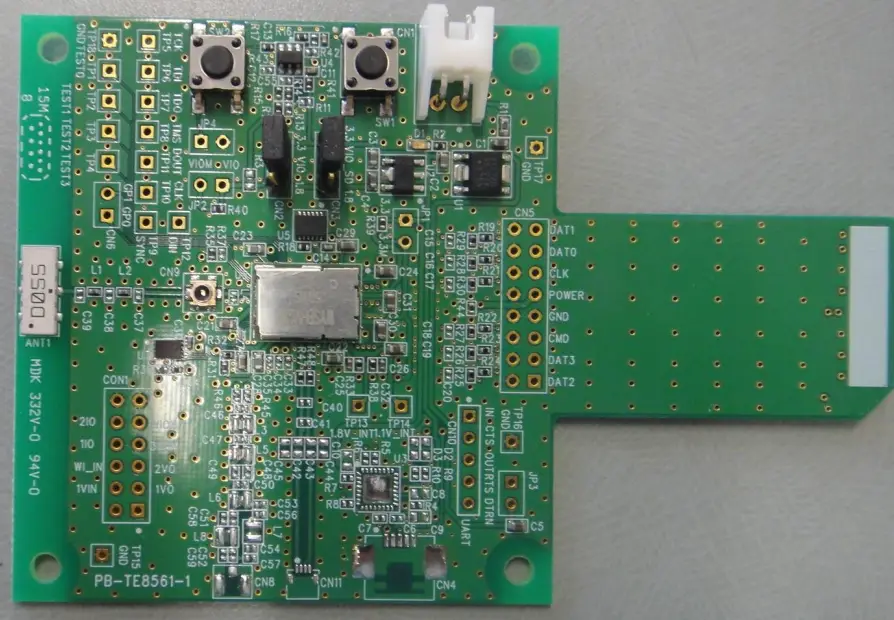 TAIYO YUDEN WBSBHVGXG Wireless LAN and Bluetooth Module Evaluation Board