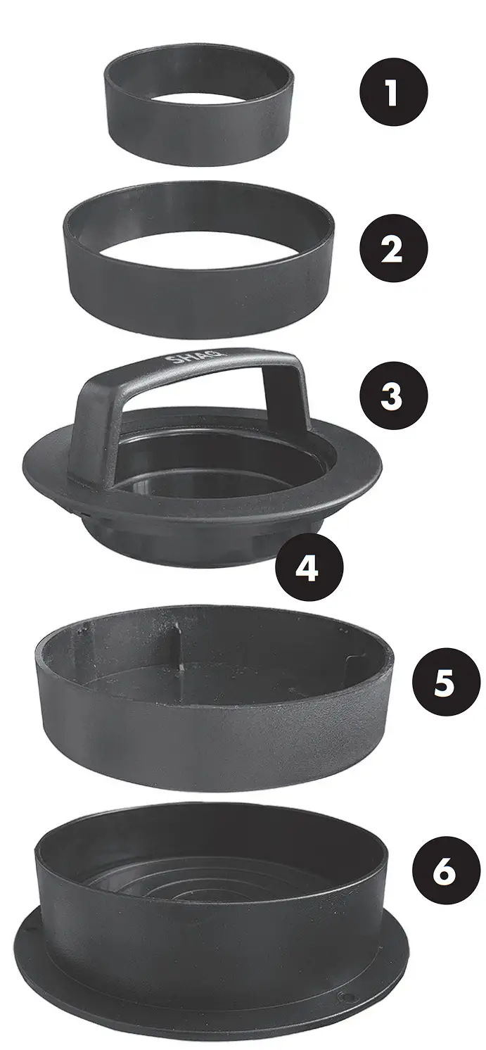 B425146 4-In-1 Burger Press Overview