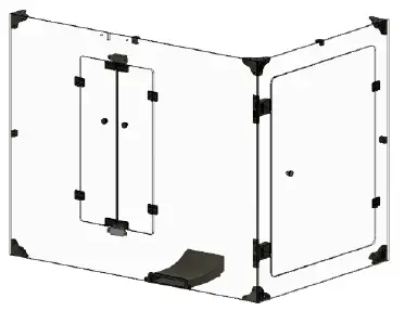3DUpFITTERS CR-10 Max Enclosure Box Case Kit-17