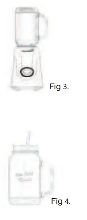 OVENTE BLH1002T Electric Blender fig 3