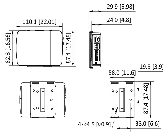 dahua DH-IPC-HUM8241-E2 2MP Covert Pinhole WizMind Network Camera-Main Box - IPC-HUM8241-E2