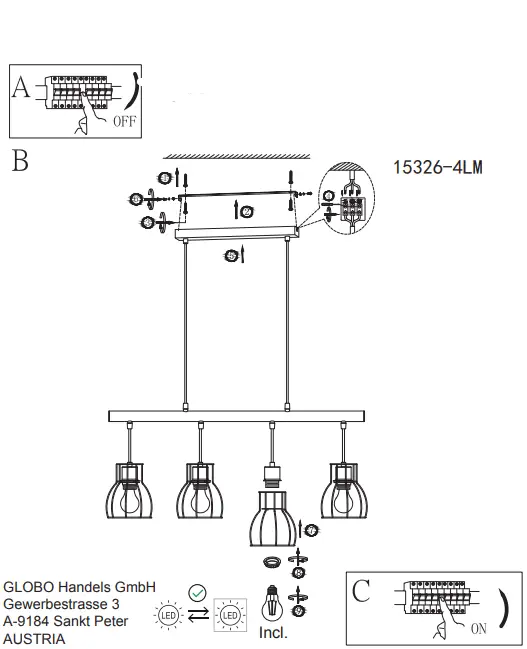 ALDI-15326-4LM-Beautiful-Pendant-Hanging-Light-fig-1