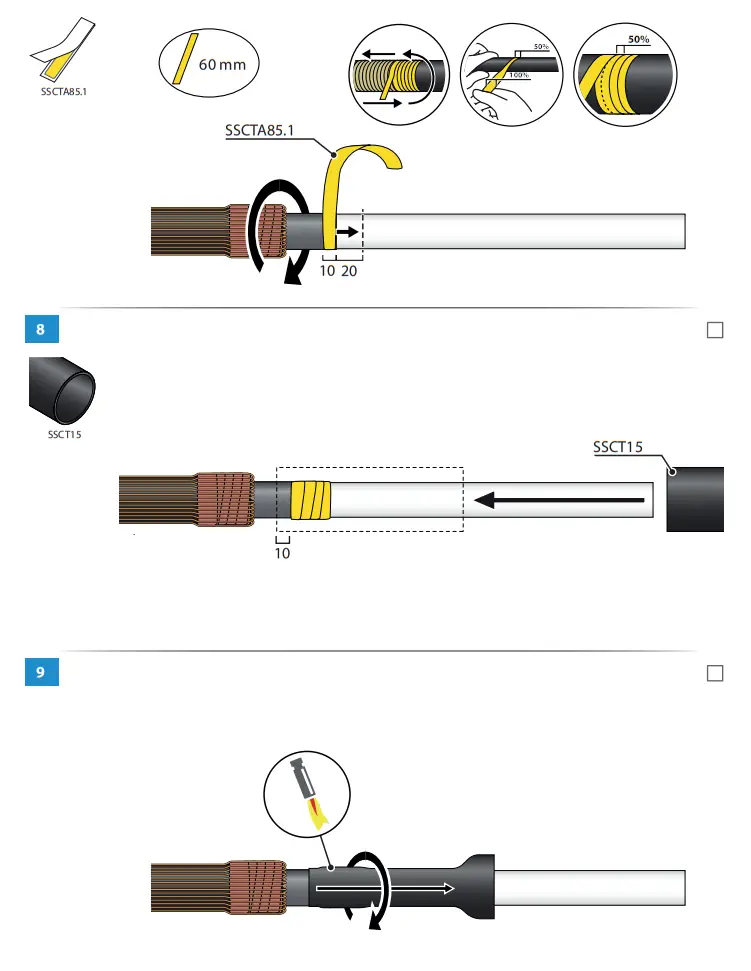 ENSTO HOT1.1202L Heat Shrink Outdoor Term - Fig 6