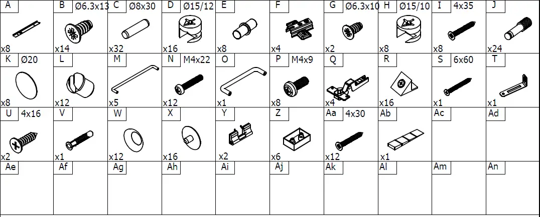 DEDEMAN Lusitania 2K4F Chest Drawers 4