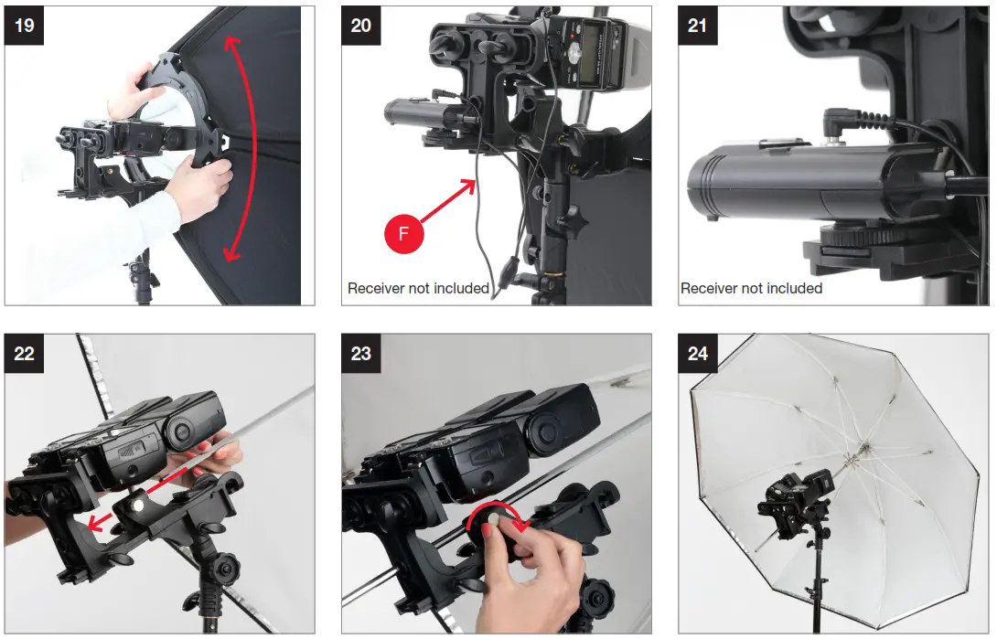 Manfrotto LL LS2701 Ezybox Pro Speedlight Bracket - - FIG2