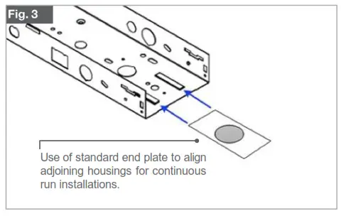 universal douglas STRP4 Strip Style Luminaire - fig 3
