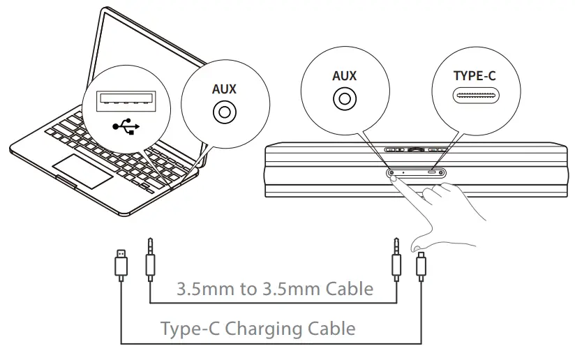 FOSI AUDIO C4 Computer Soundbar-fig6