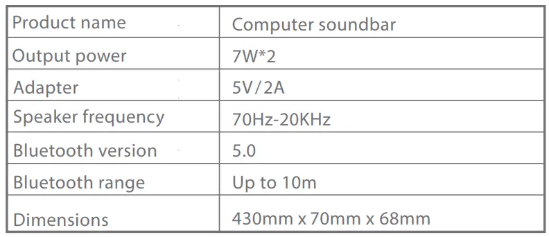 FOSI AUDIO C4 Computer Soundbar-fig9
