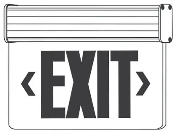 GE-current-IND622-Surface-Mount-Edge-Lit-LED-Exit-Sign-FIG-1