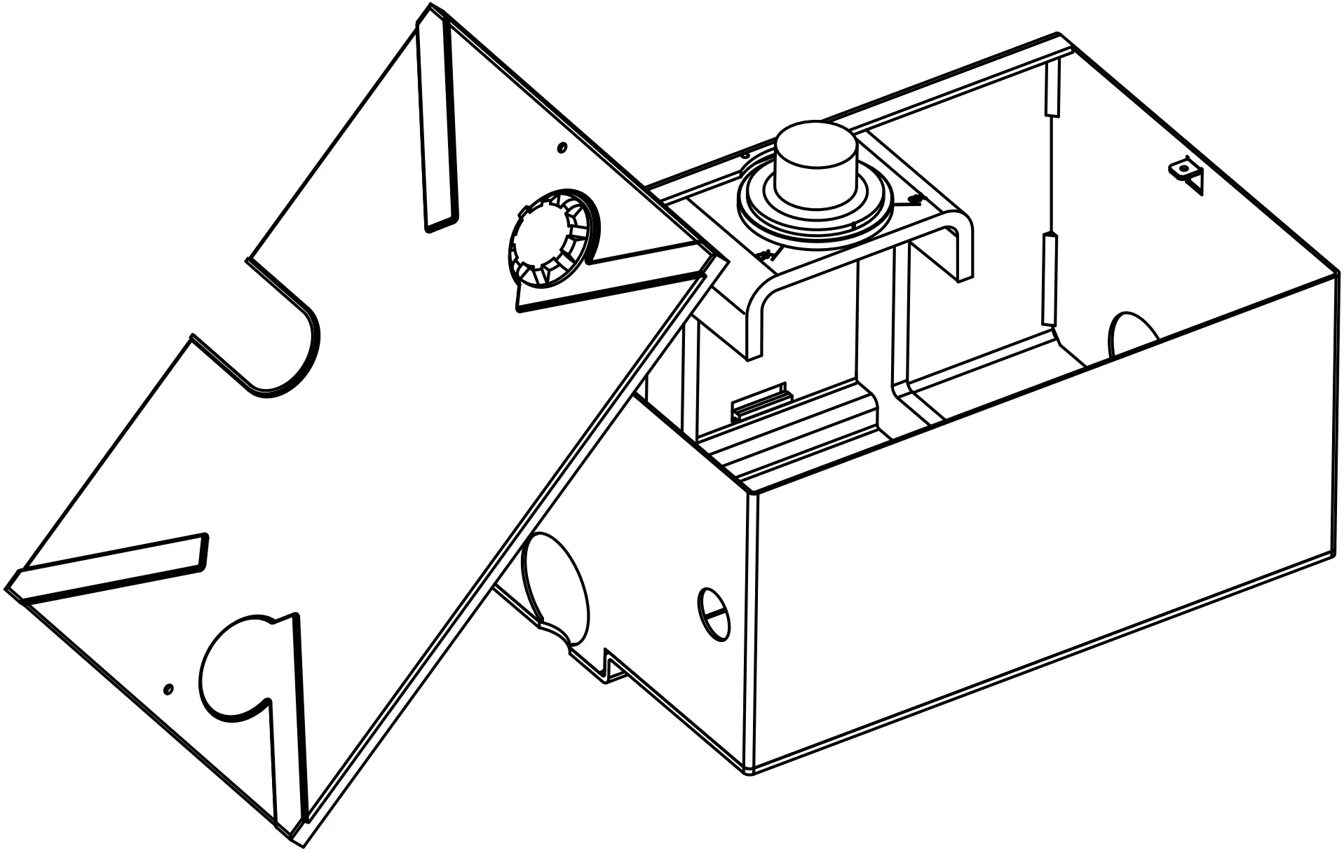 BFT N733066 00002 Left Bearing Foundation