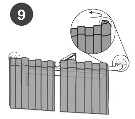 EXCLUSIVE HOME ER1022 04 Wrap Around Curtain Rod Kit in Matte Bronze - fig10