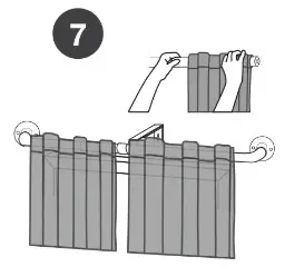 EXCLUSIVE HOME ER1022 04 Wrap Around Curtain Rod Kit in Matte Bronze - fig8