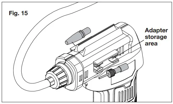 Air Hose + Adapters Storage