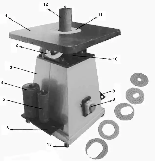 AXMINSTER AW140OSS Oscillating Spindle 1