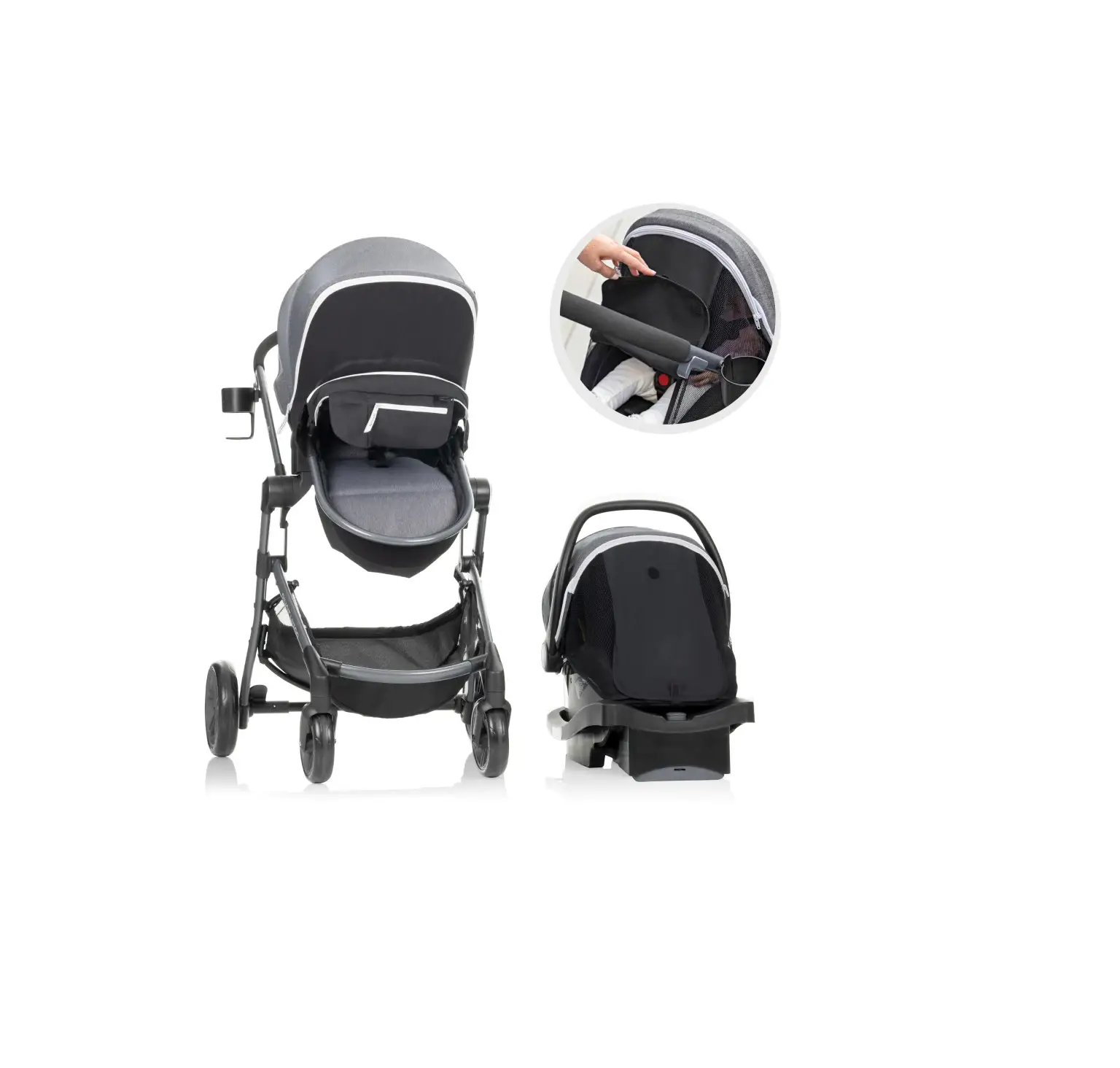 Evenflo Pivot Vizor Stroller Travel System User Manual Evenflo Pivot Vizor Stroller Travel System User Manual